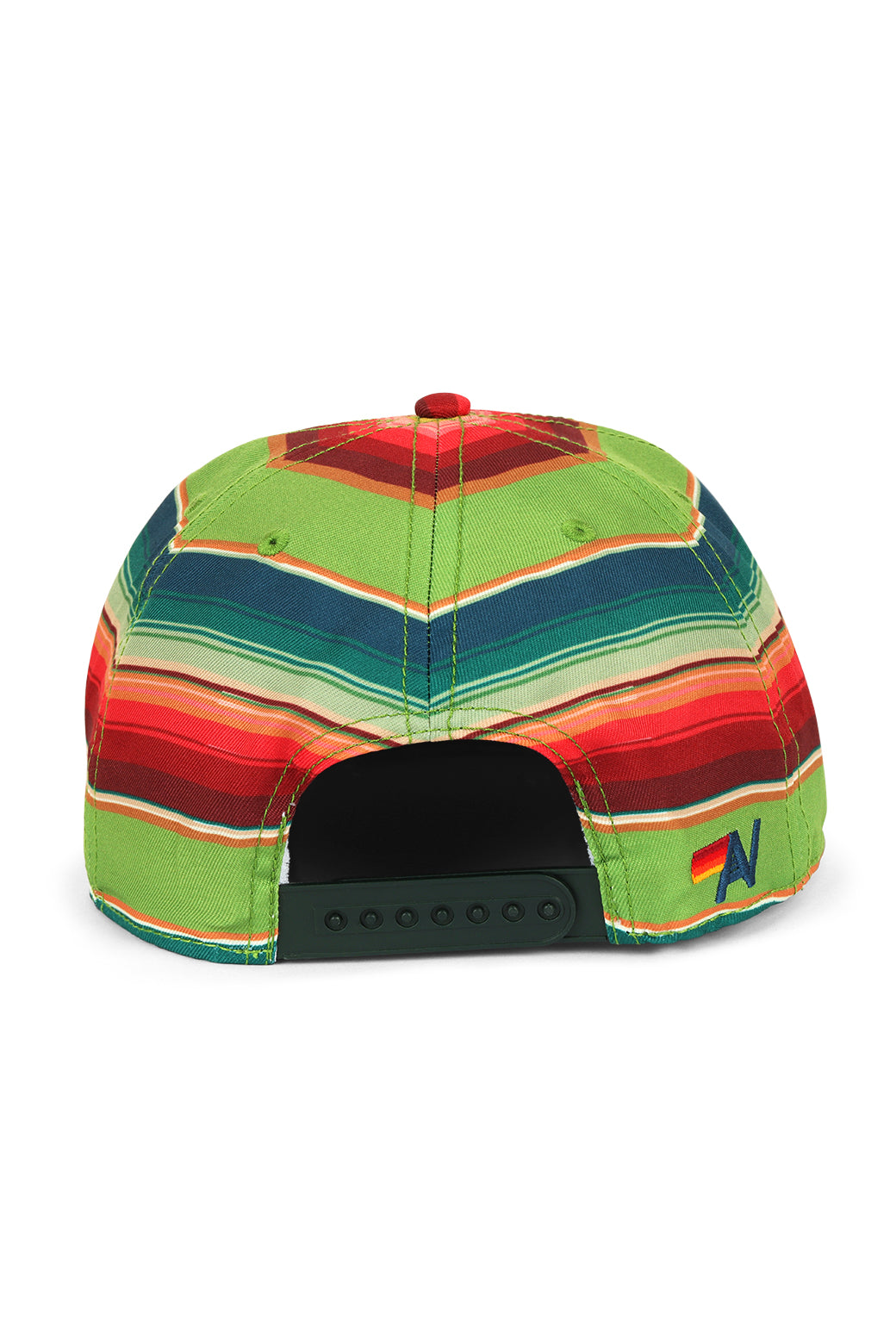 VINTAGE BOLT TWILL LOW-RISE TULUM TRUCKER HAT - JUNGLE GREEN