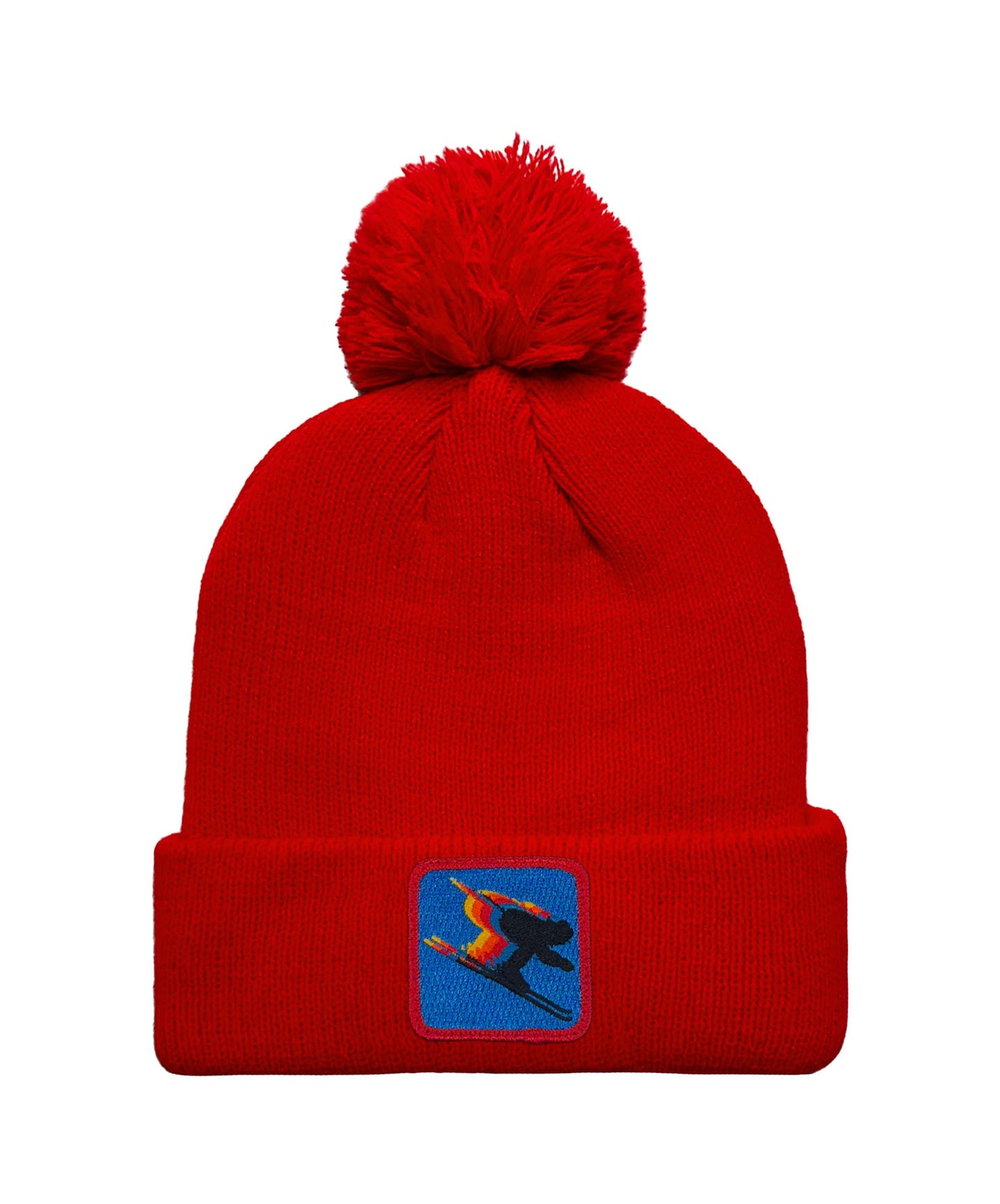 BIRDS OF PREY 2024 POM POM RIB BEANIE - RED