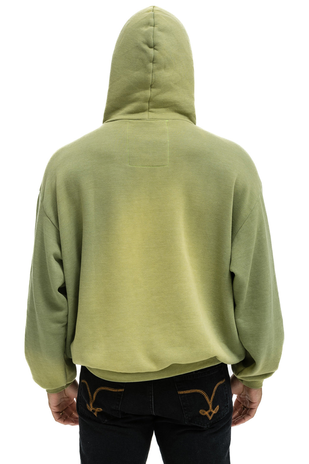 BOLT STITCH 2 RELAXED PULLOVER HOODIE - FADED ARMY