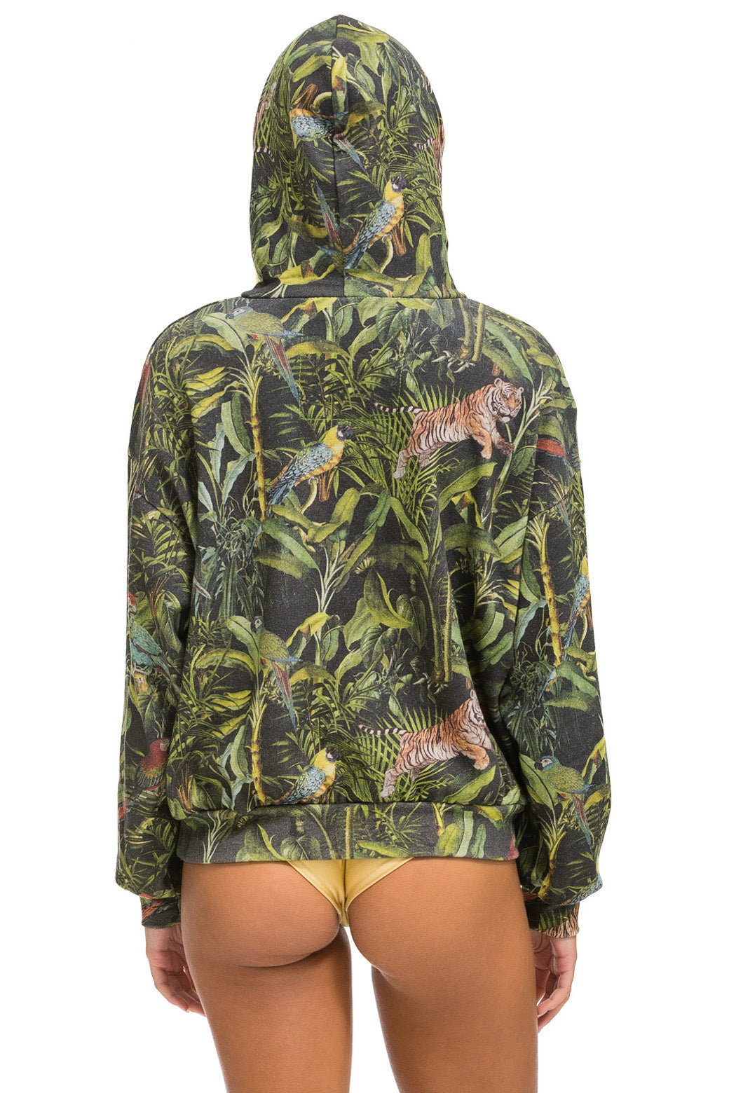 JUNGLE RELAXED PULLOVER HOODIE - VINTAGE CHARCOAL