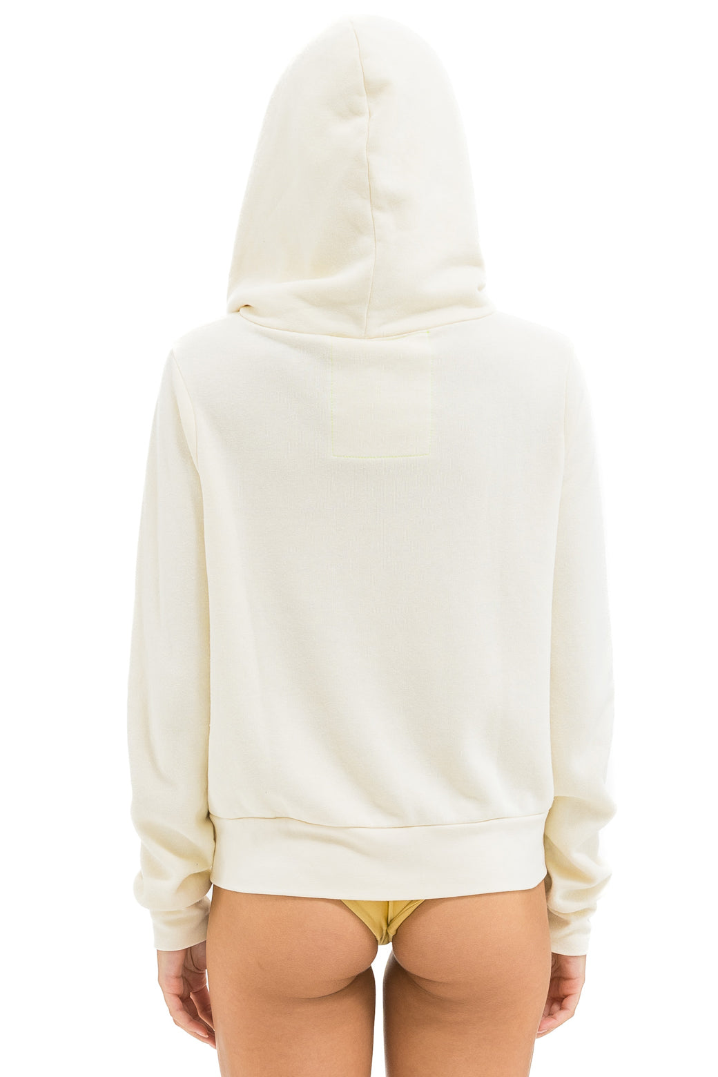 5 STRIPE HOODIE - VINTAGE WHITE // WHITE GREY