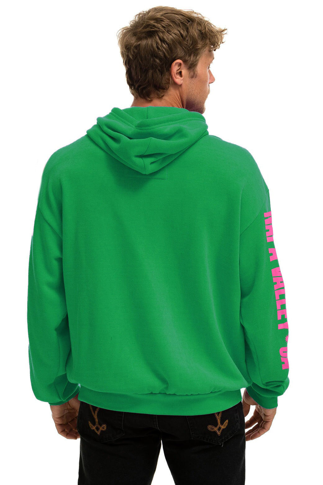 LA ONDA 2025 RELAXED PULLOVER HOODIE - KELLY GREEN