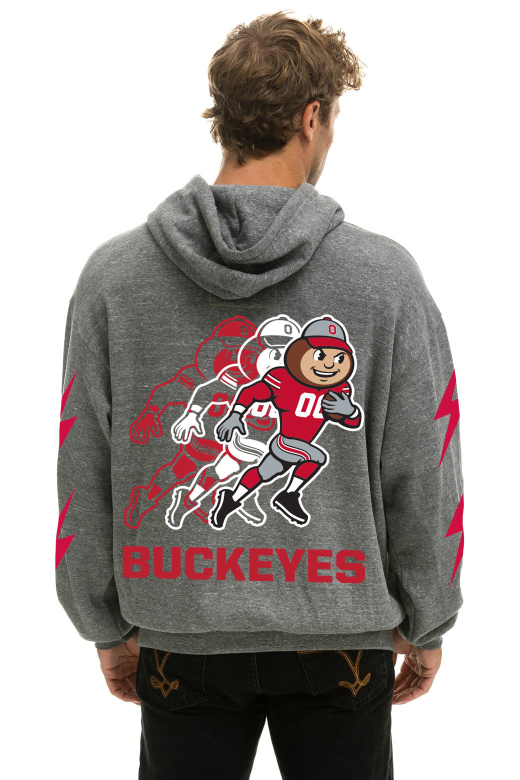 OHIO STATE CFP CHAMPIONS 2025 RELAXED PULLOVER HOODIE - HEATHER