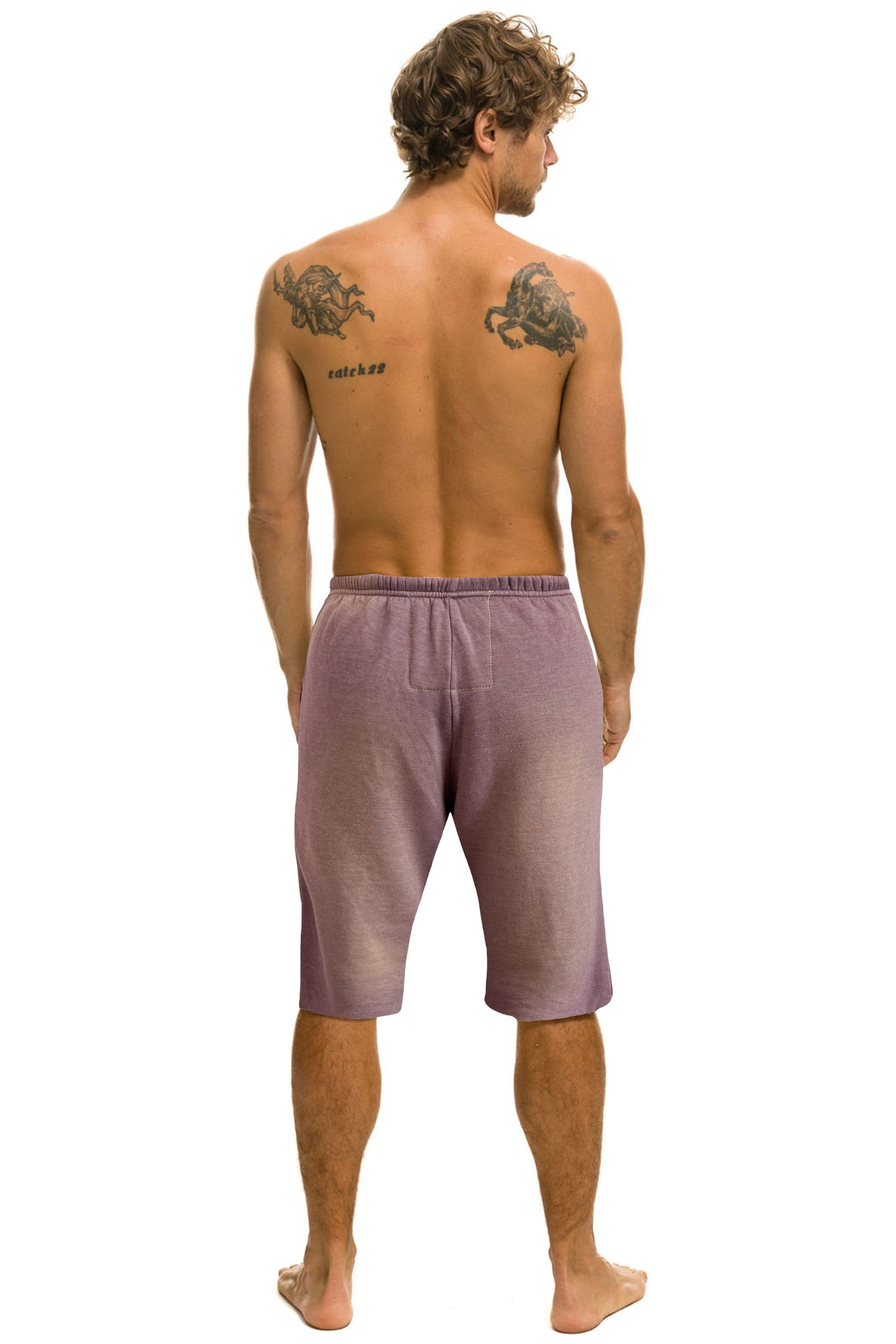 ESSENTIAL MENS SWEATSHORTS - FADED MOCHA