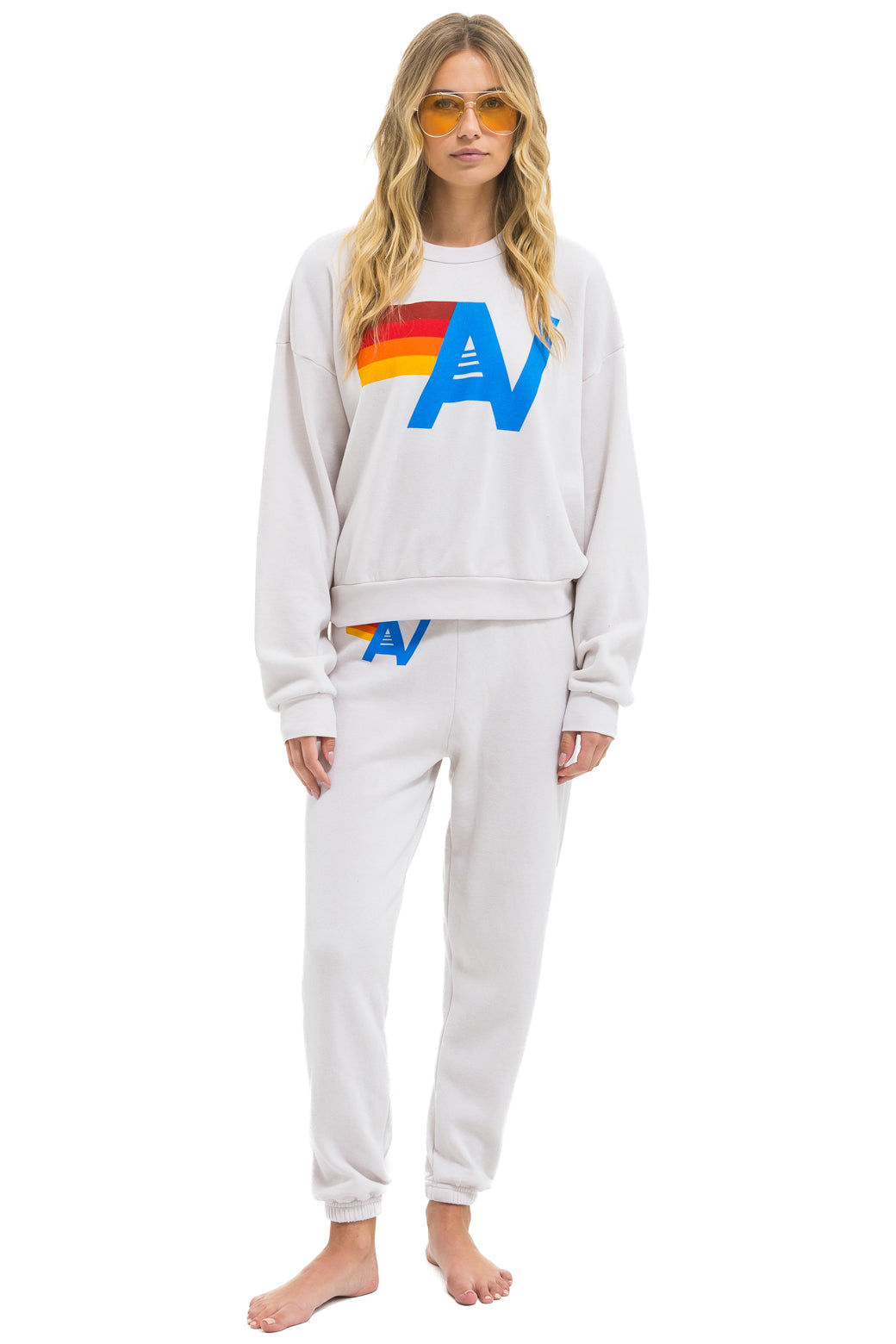 LOGO SWEATPANTS - DOVE
