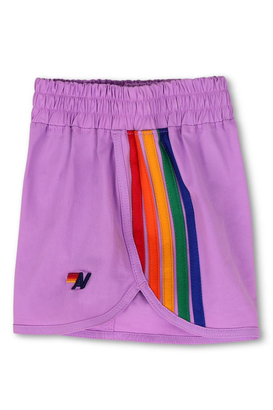 5 STRIPE KIDS FLEX JOGGER SHORT - NEON PURPLE