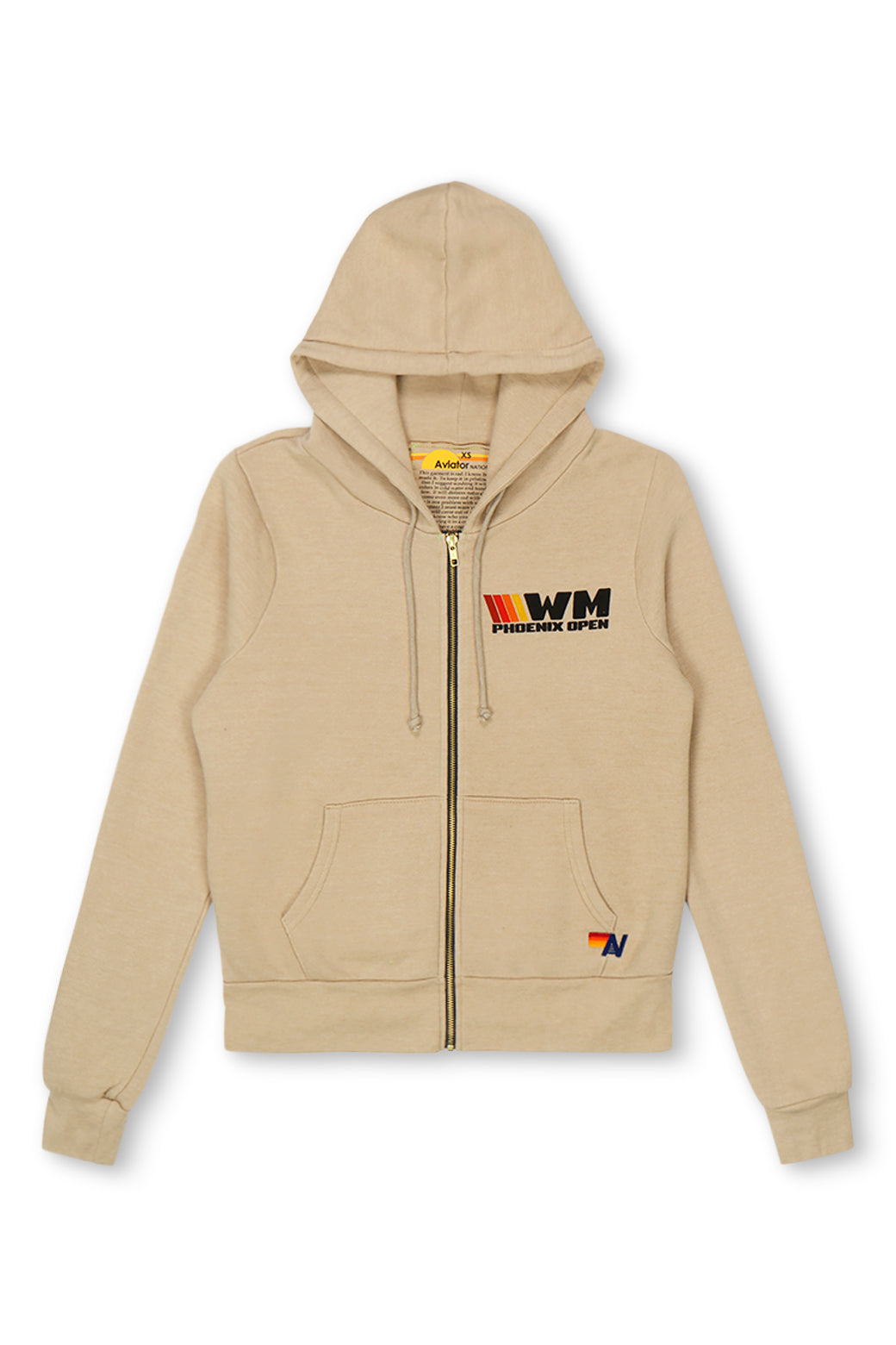 WM PHOENIX OPEN 2025 ZIP HOODIE - SAND