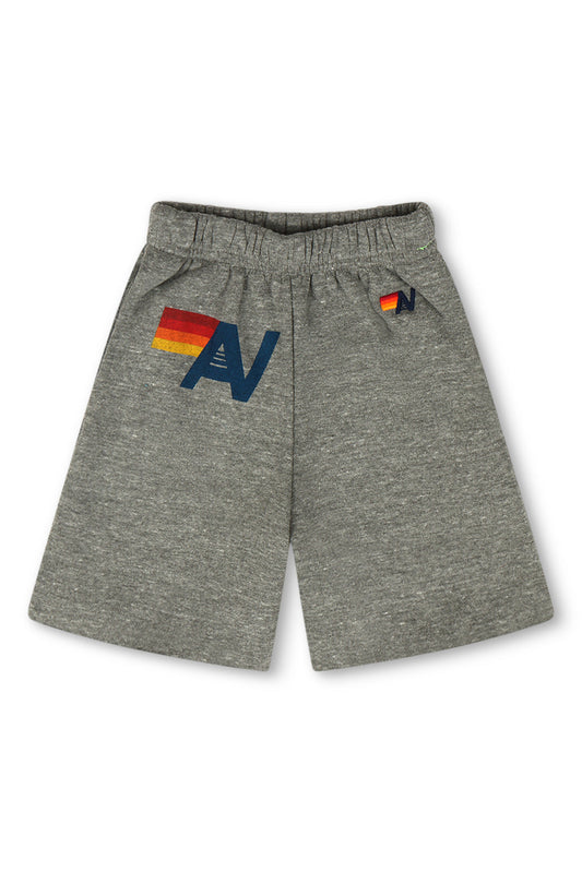 LOGO KIDS SWEATSHORTS - HEATHER