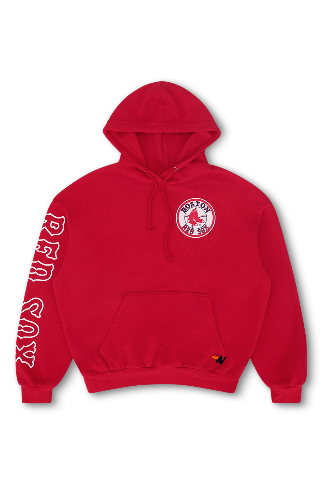 RED SOX RELAXED PULLOVER HOODIE - RED