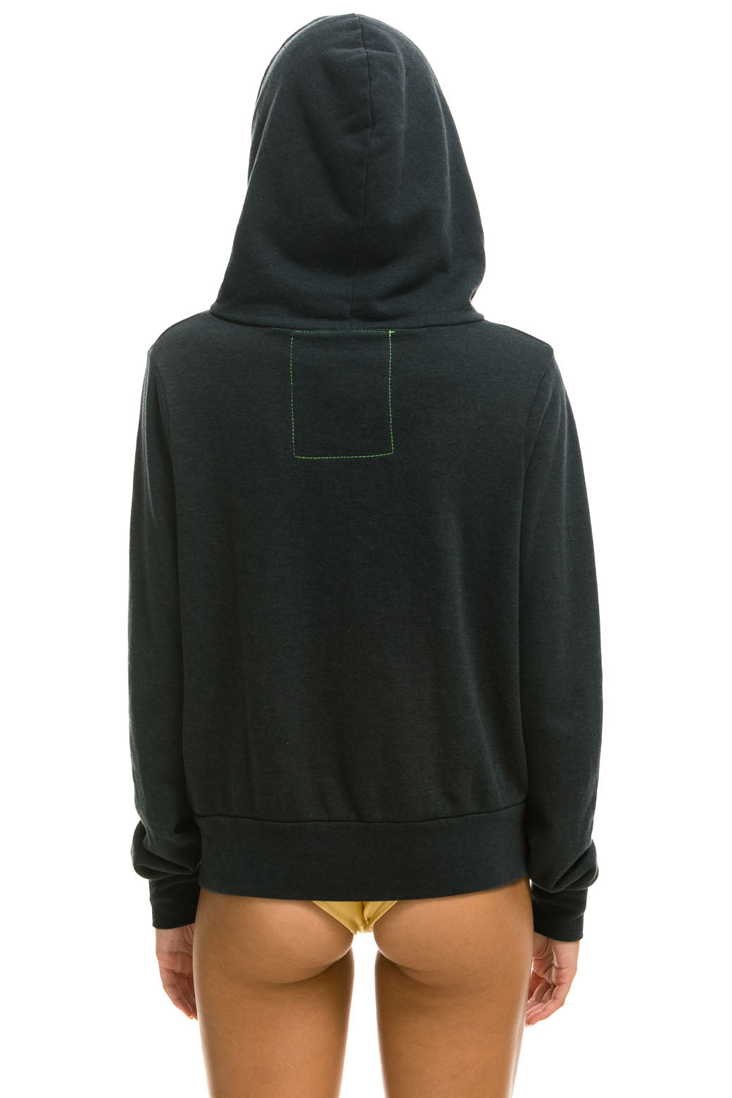 5 STRIPE HOODIE - CHARCOAL // BLUE