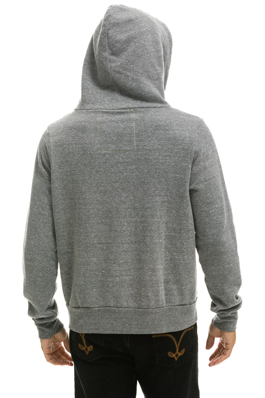 5 STRIPE HOODIE - HEATHER GREY // GREY