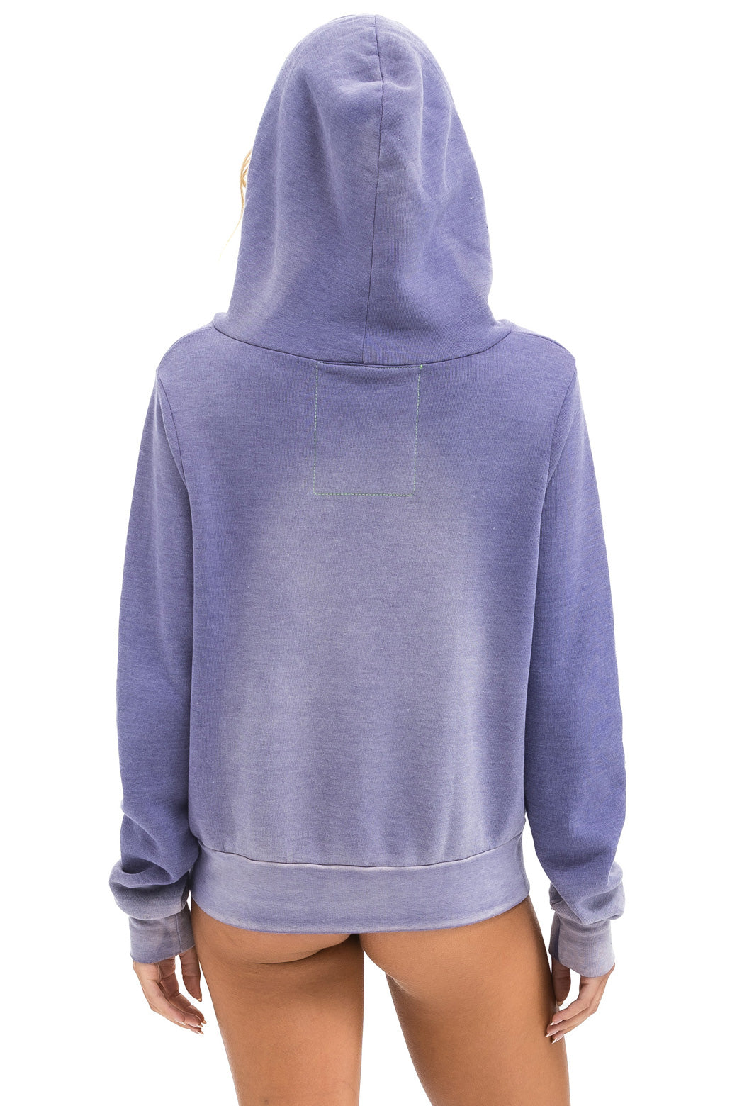 5 STRIPE HOODIE - FADED GRAPE