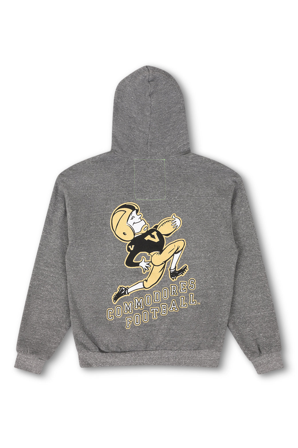 VANDERBILT COMMODORES  PULLOVER HOODIE RELAXED - HEATHER GREY
