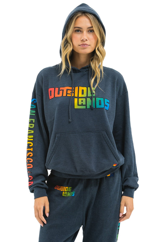 OUTSIDE LANDS 2025 RELAXED PULLOVER HOODIE - CHARCOAL