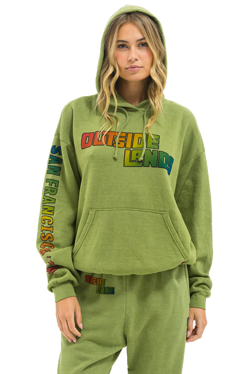 OUTSIDE LANDS 2025 RELAXED PULLOVER HOODIE - JUNGLE GREEN