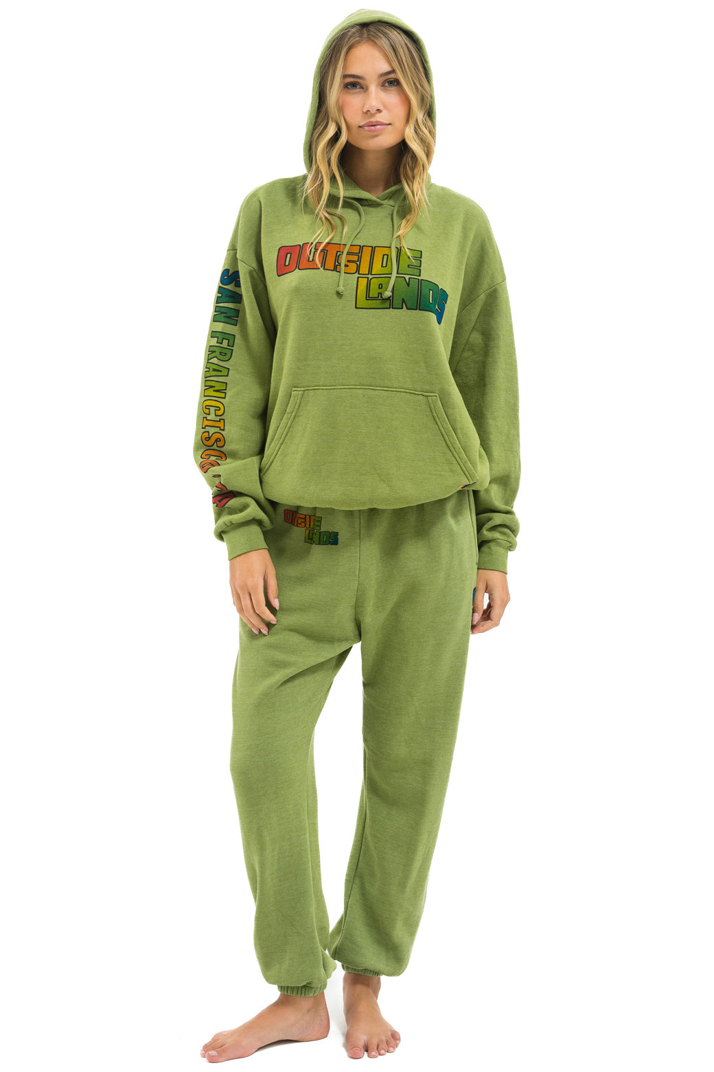 OUTSIDE LANDS 2025 UNISEX SWEATPANTS - JUNGLE GREEN