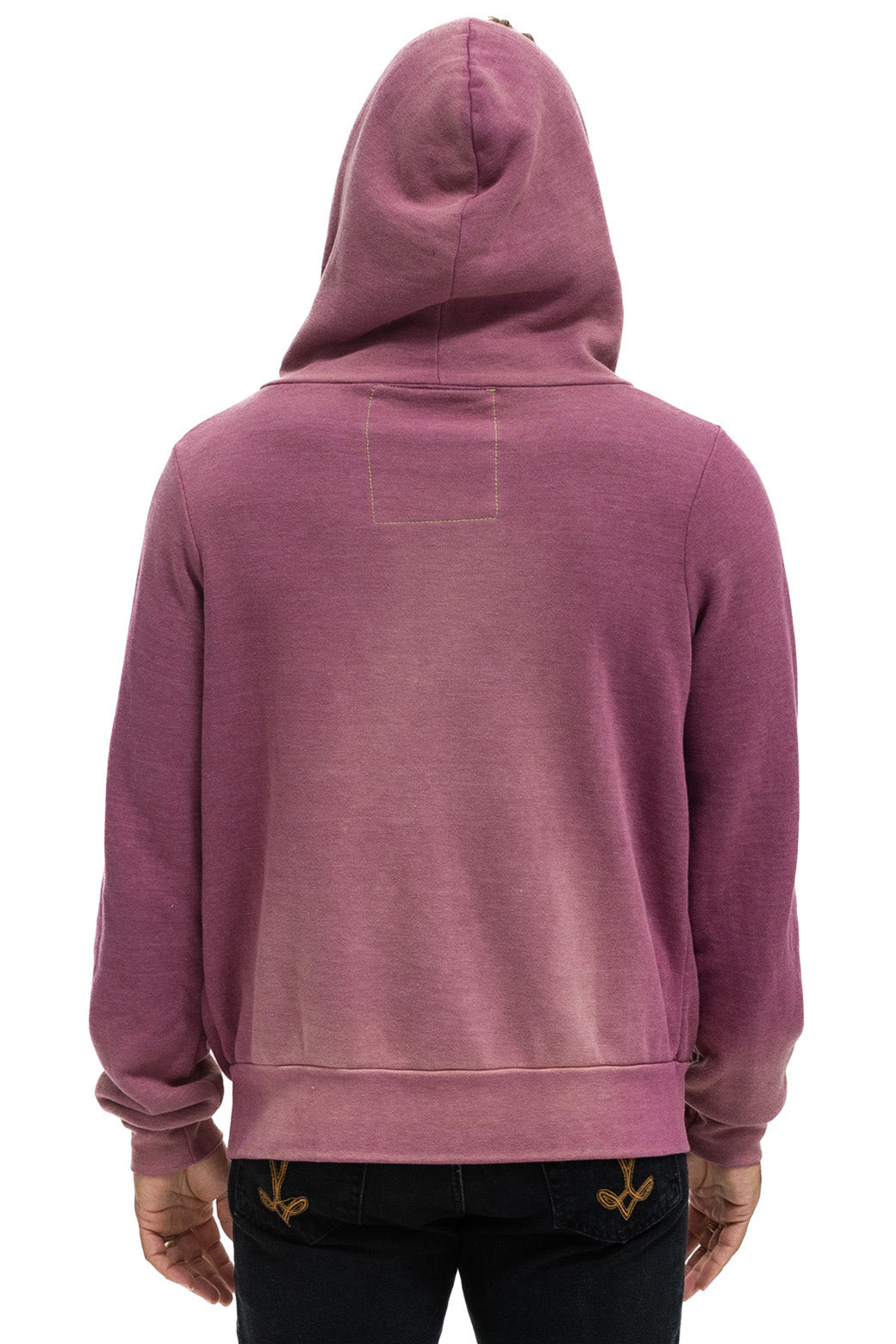 ESSENTIAL ZIP HOODIE - FADED BERRY