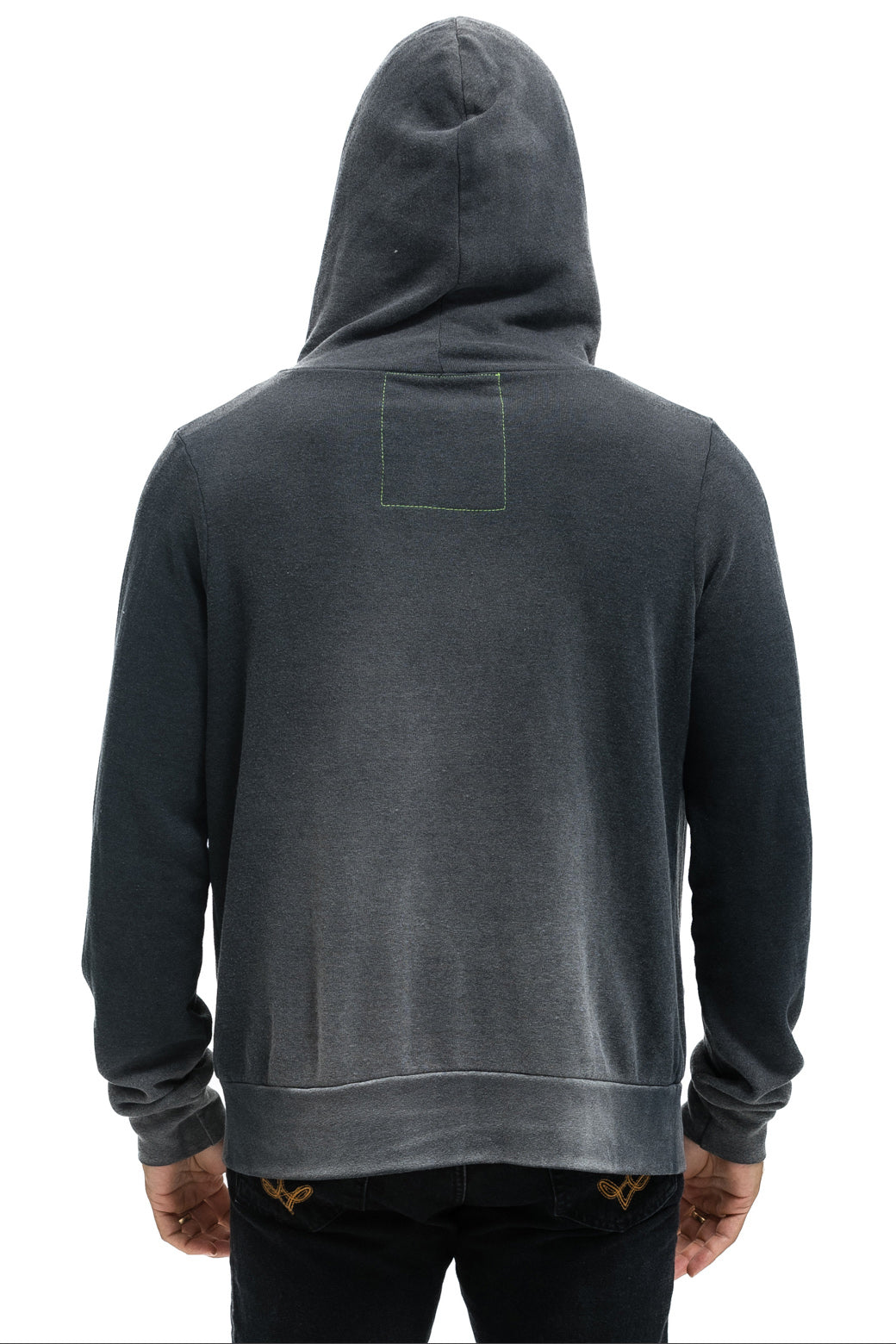 ESSENTIAL ZIP HOODIE - FADED SMOKE