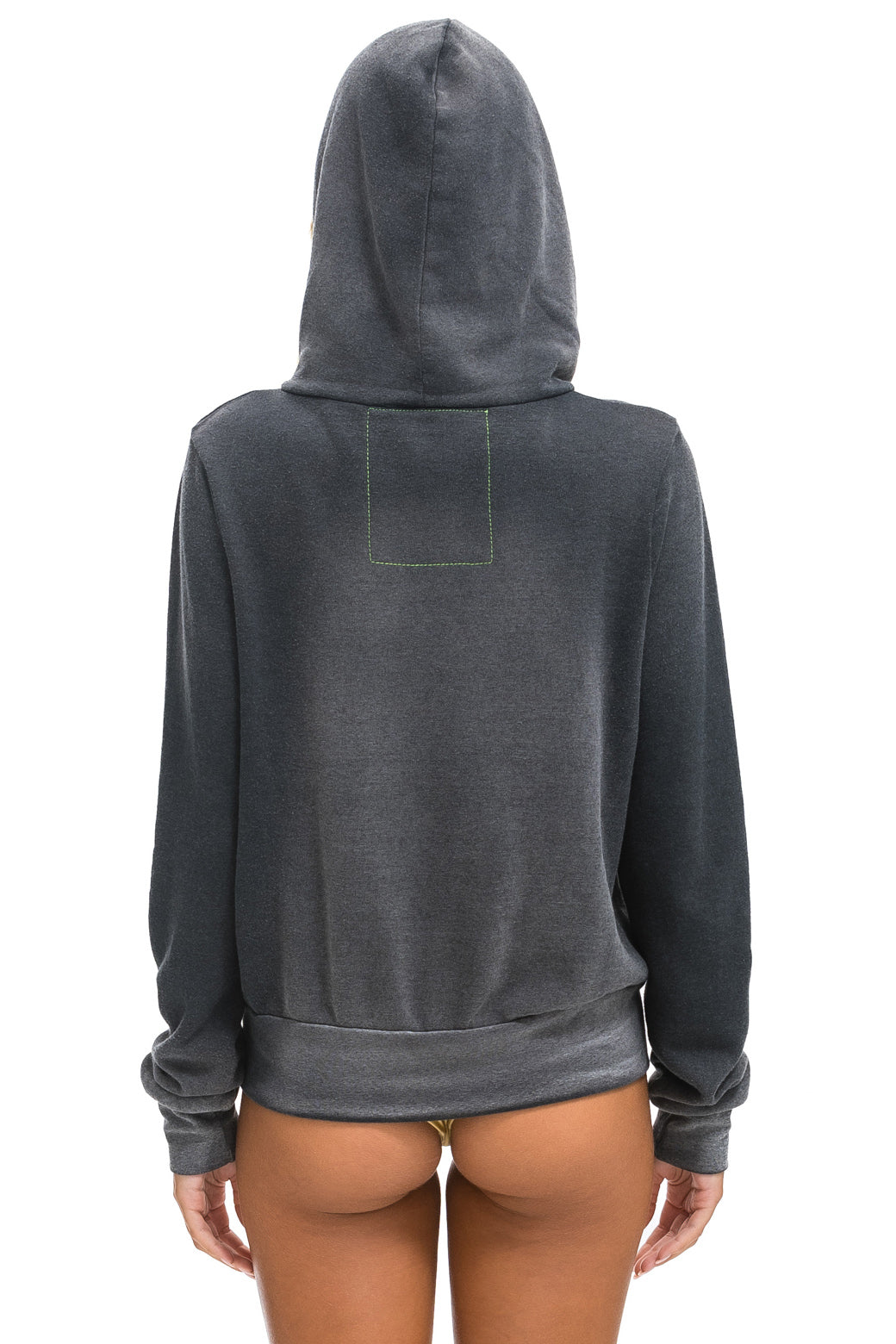ESSENTIAL ZIP HOODIE - FADED SMOKE