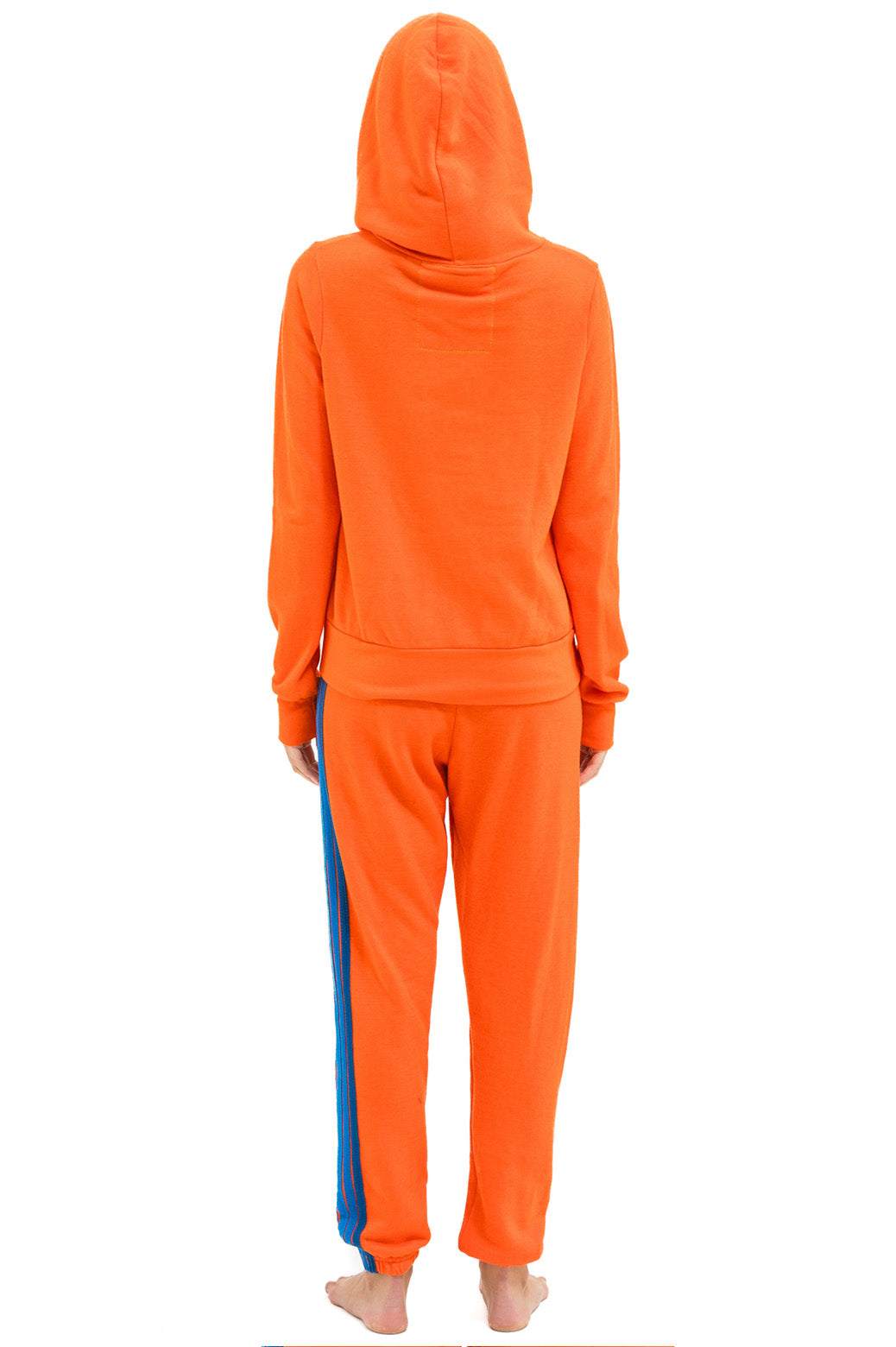 NY METS 5 STRIPE UNISEX SWEATPANTS - ORANGE // BLUE
