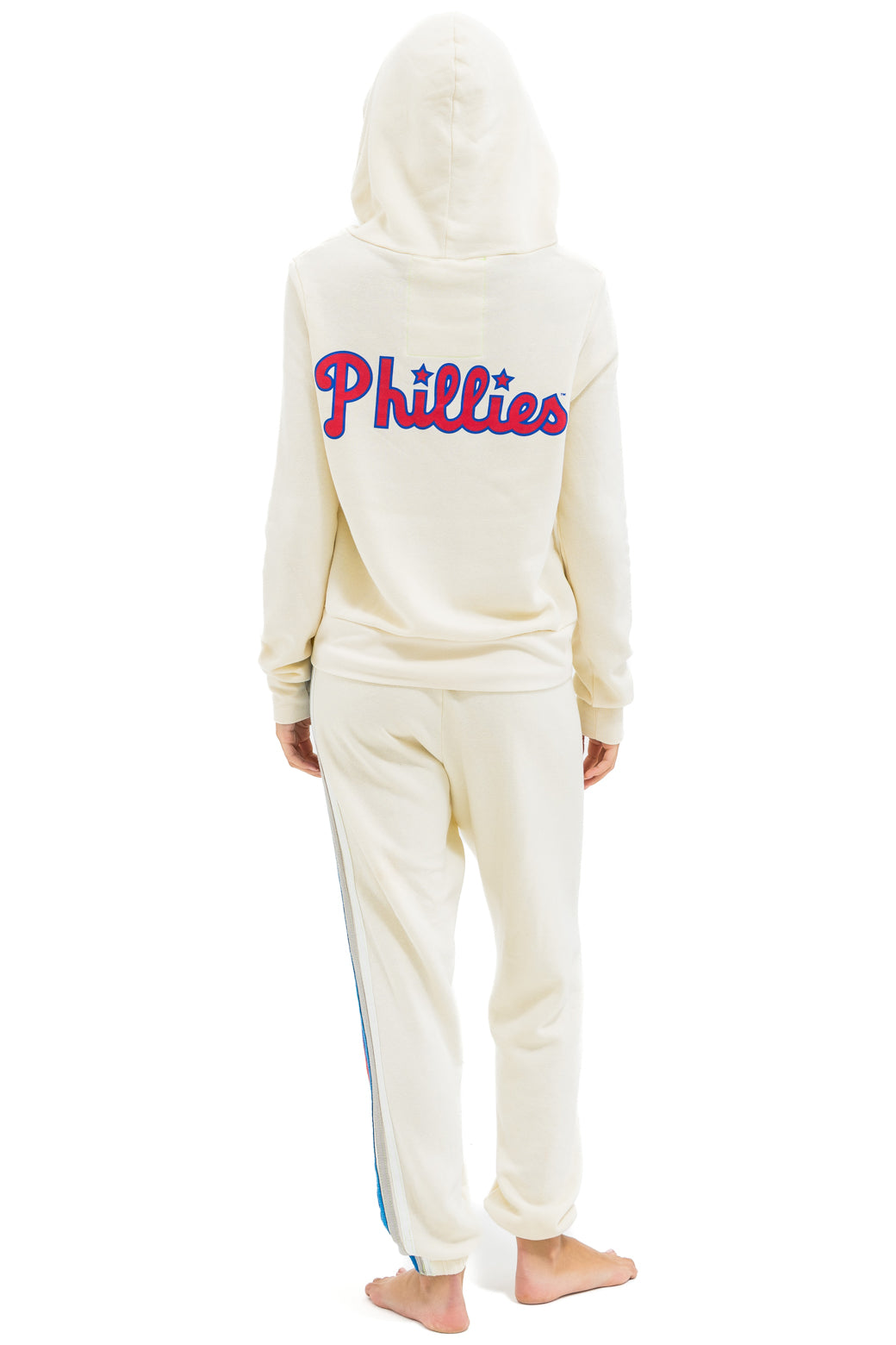 PHILLIES 5 STRIPE SWEATPANTS - VINTAGE WHITE // USA