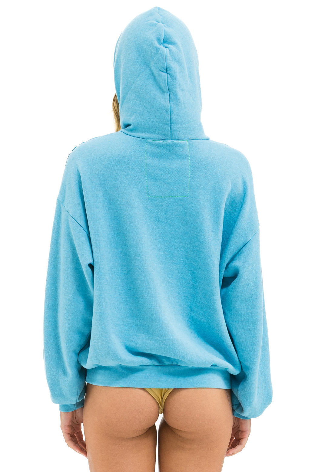 BLAZE PULLOVER HOODIE RELAXED - AQUA // AQUA