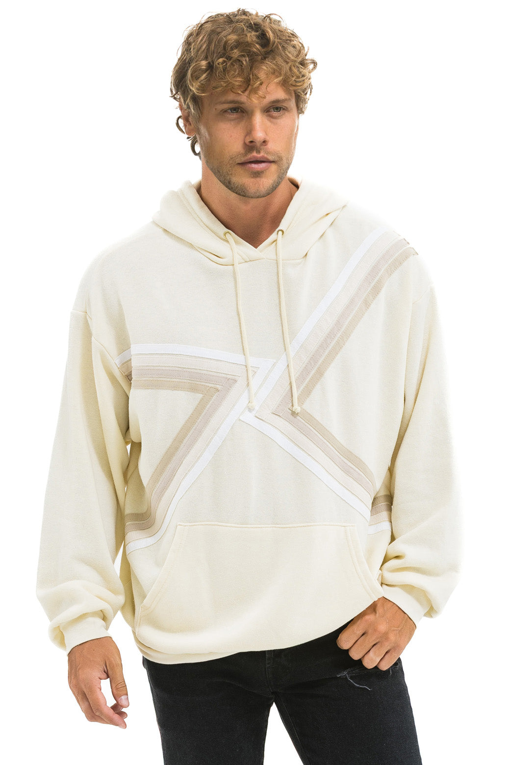 BLAZE PULLOVER HOODIE RELAXED - VINTAGE WHITE // VINTAGE WHITE