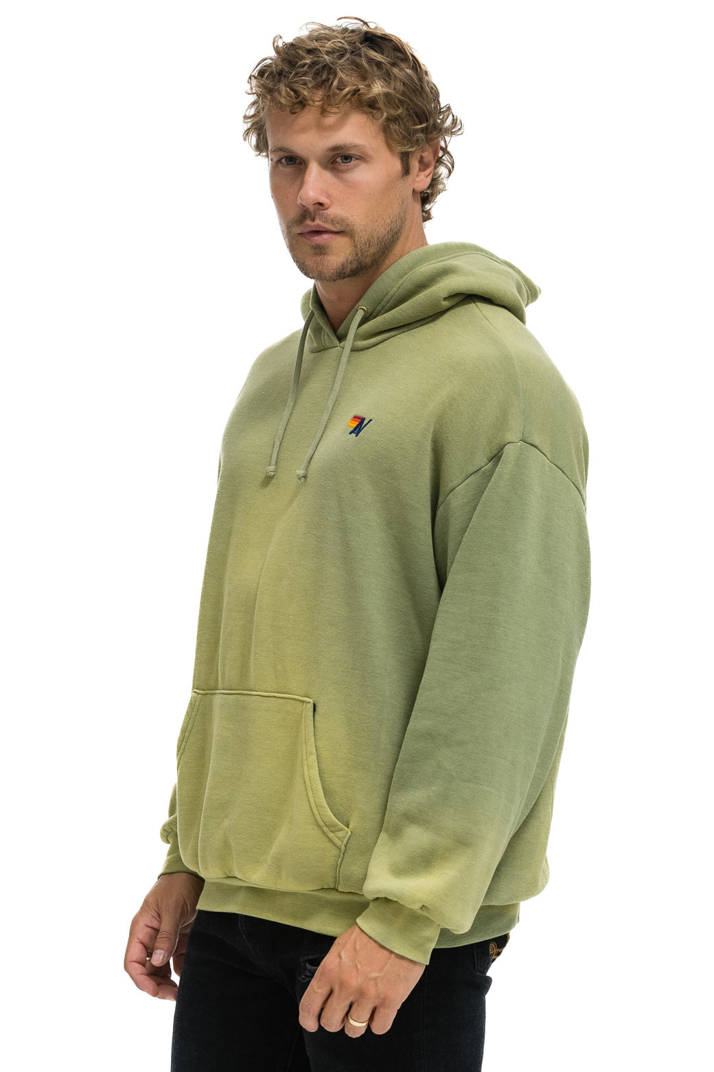 ESSENTIAL RELAXED PULLOVER HOODIE - FADED ARMY