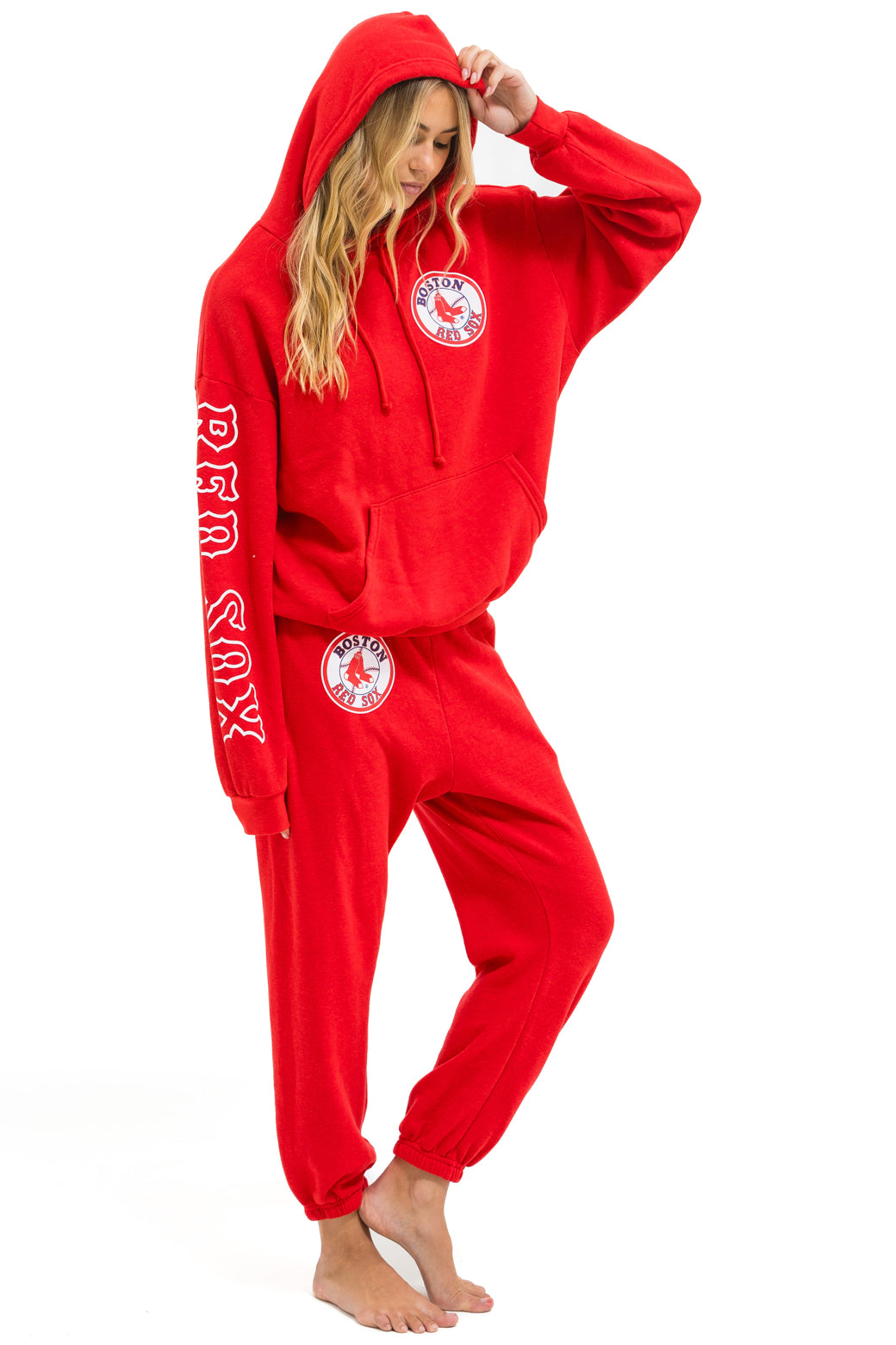 RED SOX UNISEX SWEATPANTS - RED