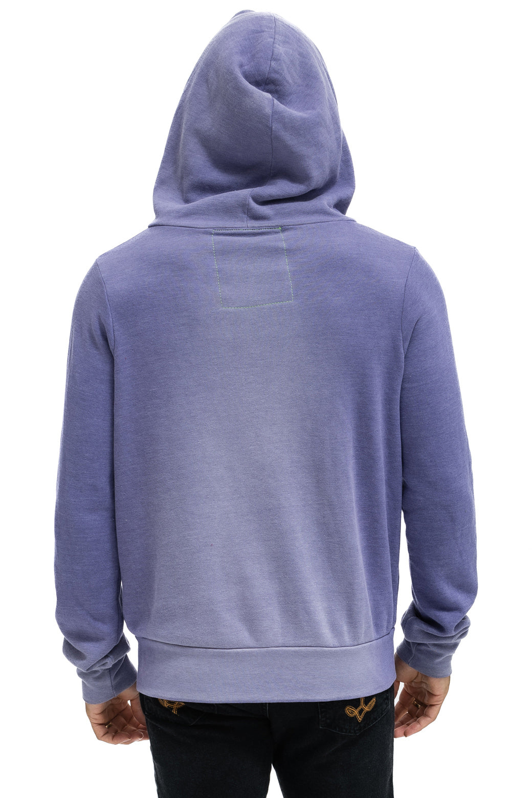 5 STRIPE HOODIE - FADED GRAPE