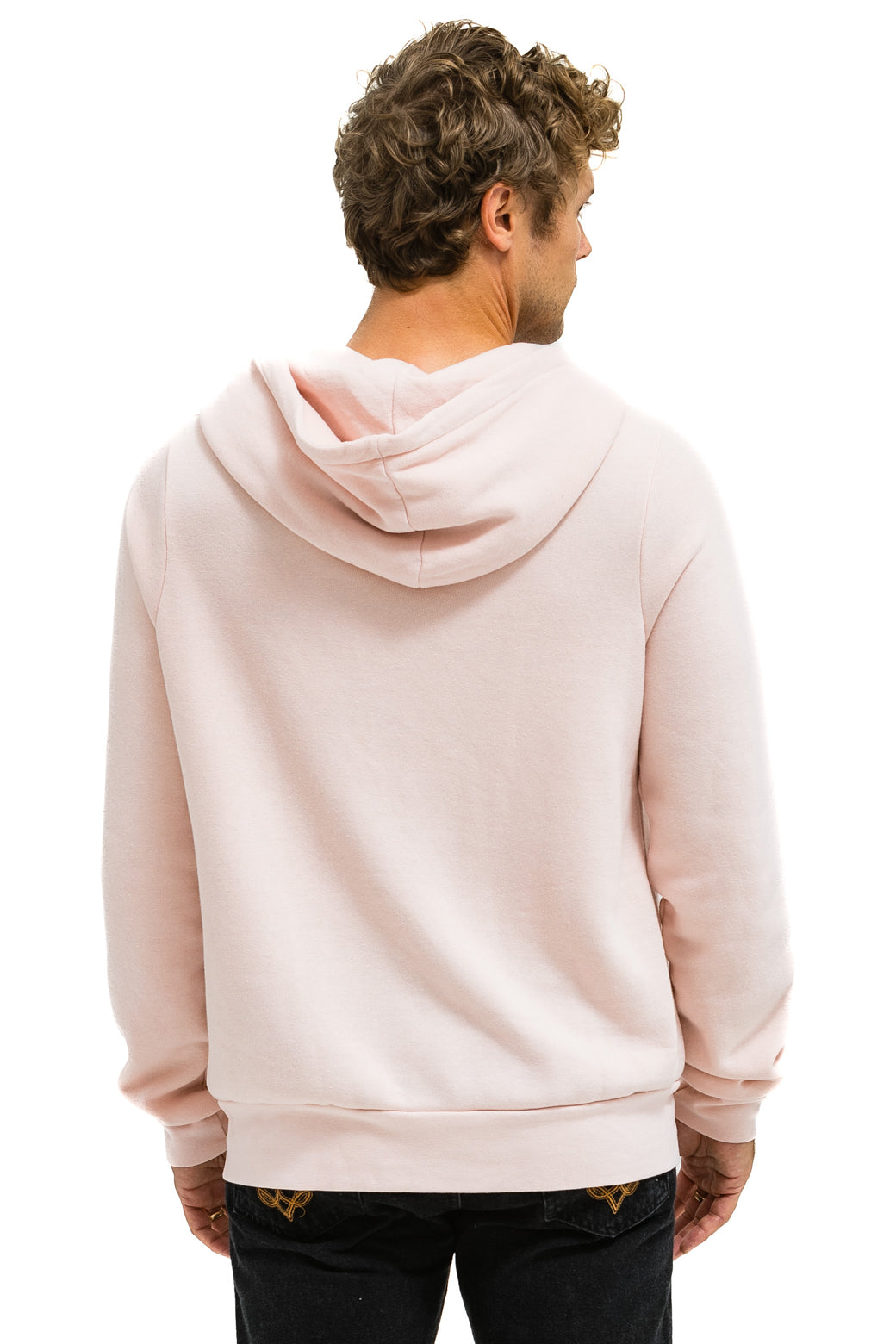 5 STRIPE HOODIE - LIGHT PINK // PURPLE // ORANGE