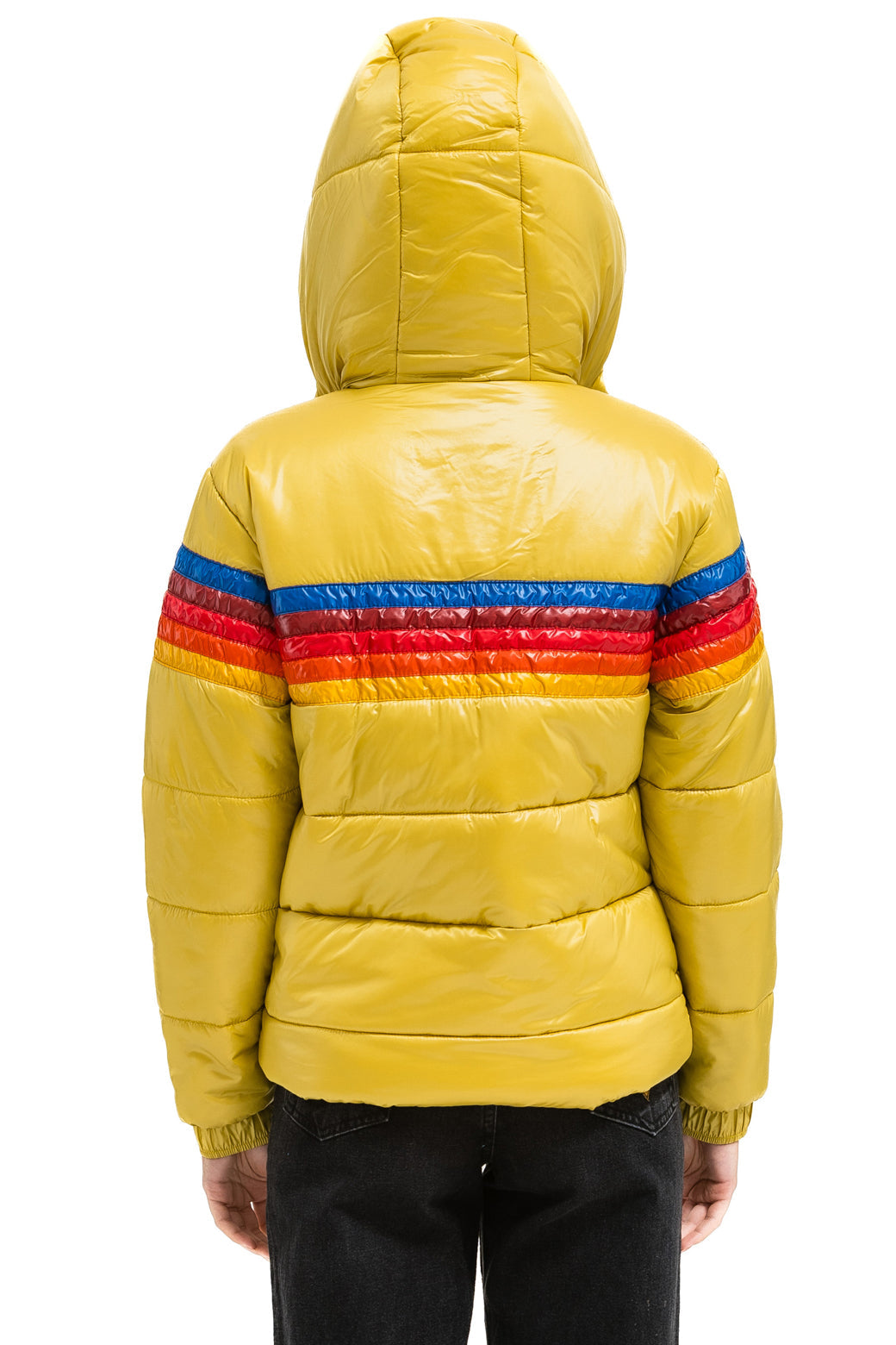 5 STRIPE TREKKER JACKET - GLOSSY KHAKI