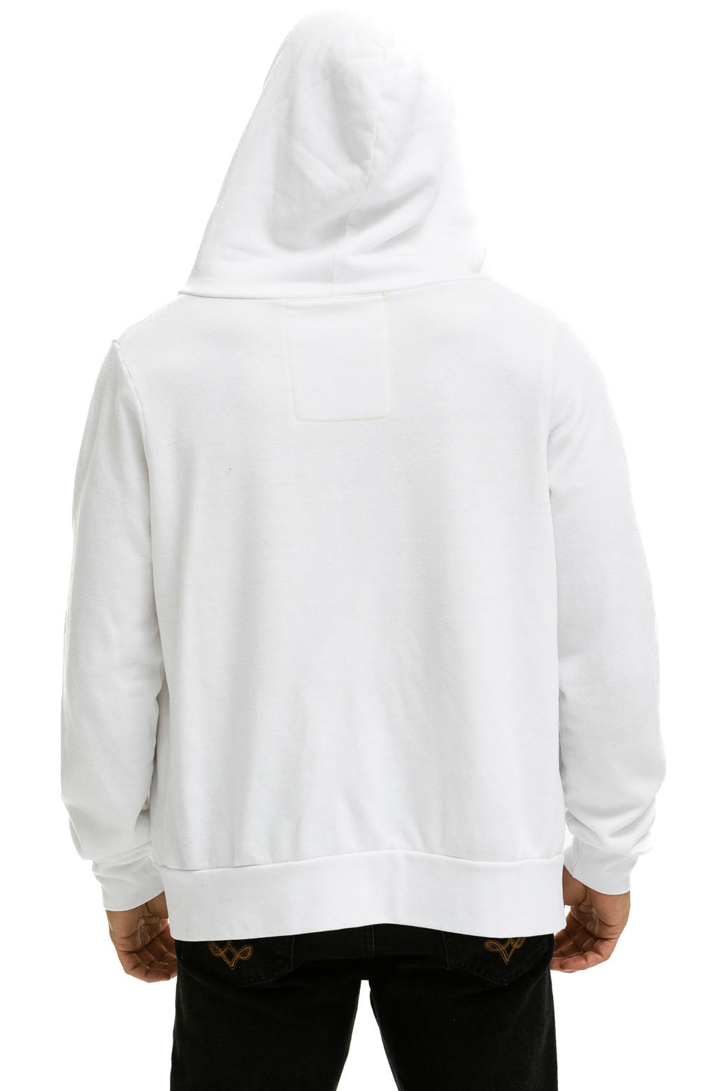 RED SOX 5 STRIPE ZIP HOODIE - WHITE // USA