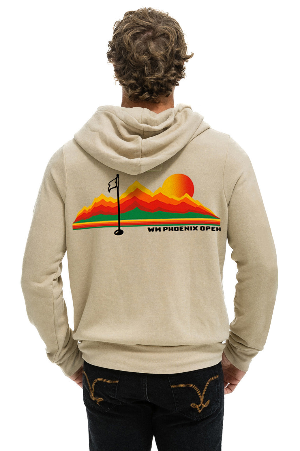 WM PHOENIX OPEN 2025 ZIP HOODIE - SAND