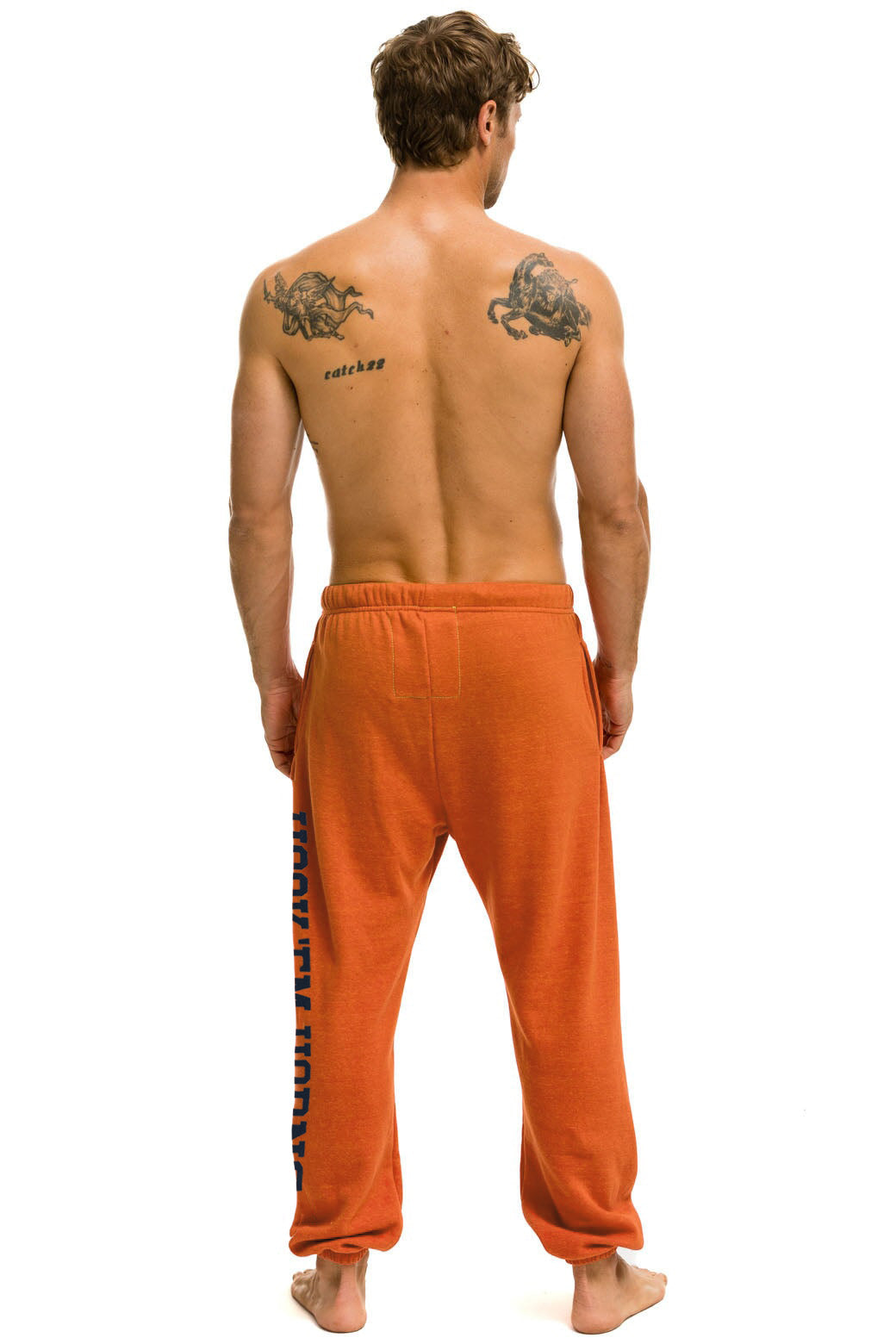 UNIVERSITY OF TEXAS CIRCLE PRINT SWEATPANTS - BURNT ORANGE