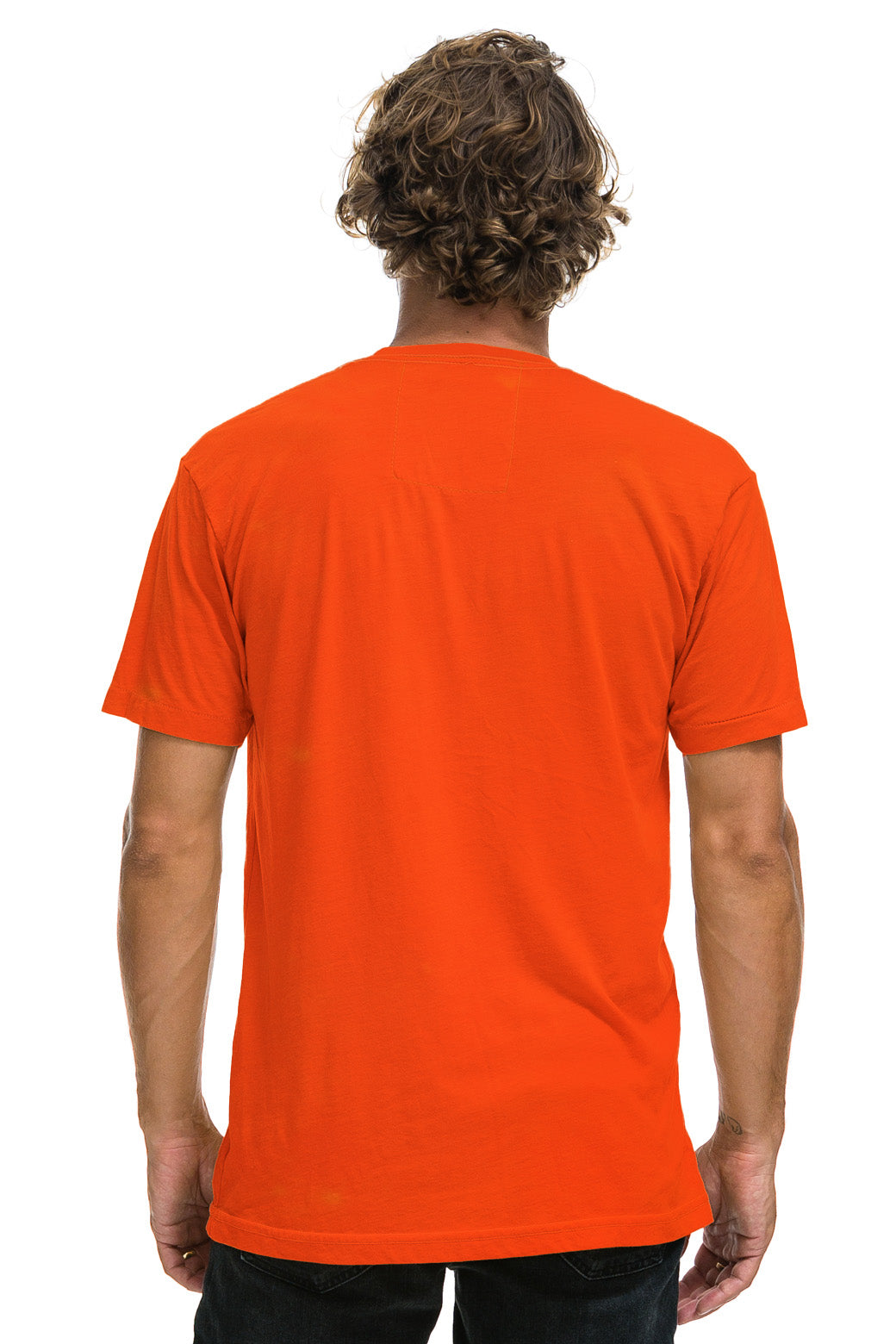 UNIVERSITY OF TEXAS CREW TEE SHIRT - ORANGE