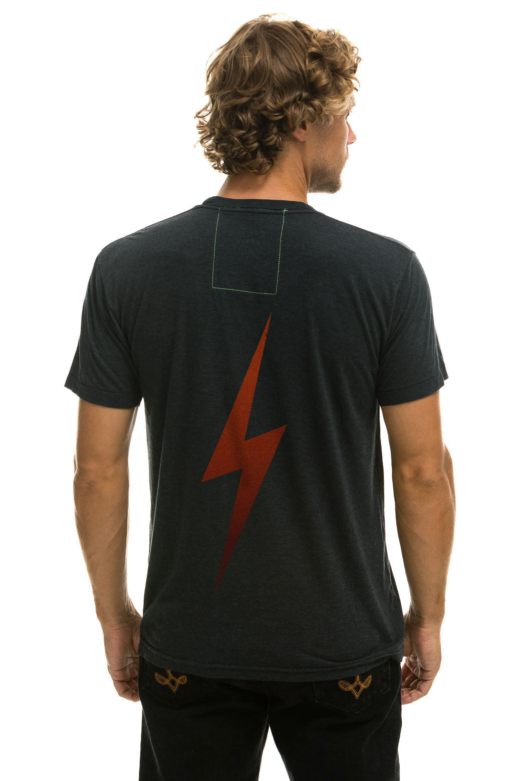 UNIVERSITY OF TEXAS BOLT CREW TEE SHIRT - CHARCOAL