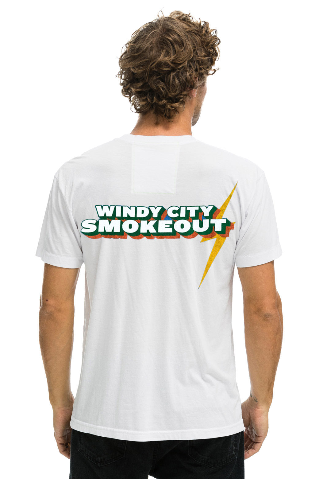 WINDY CITY SMOKEOUT 2025 CREW TEE SHIRT - WHITE