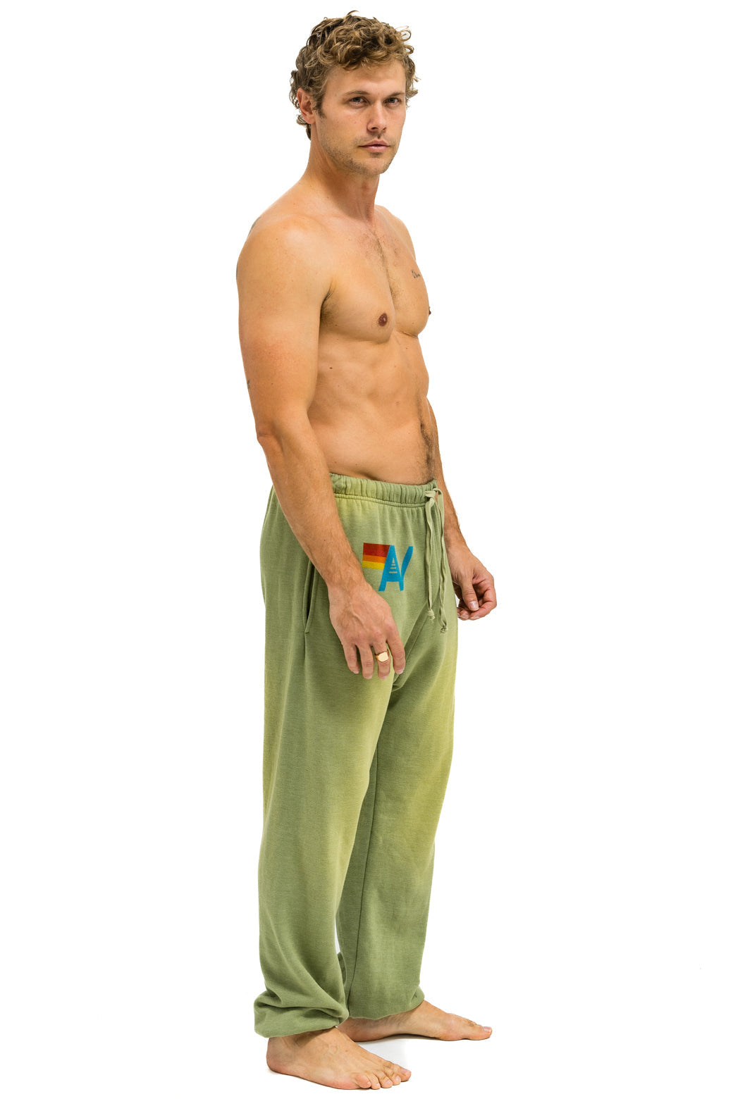 VINTAGE LOGO SWEATPANTS - FADED ARMY