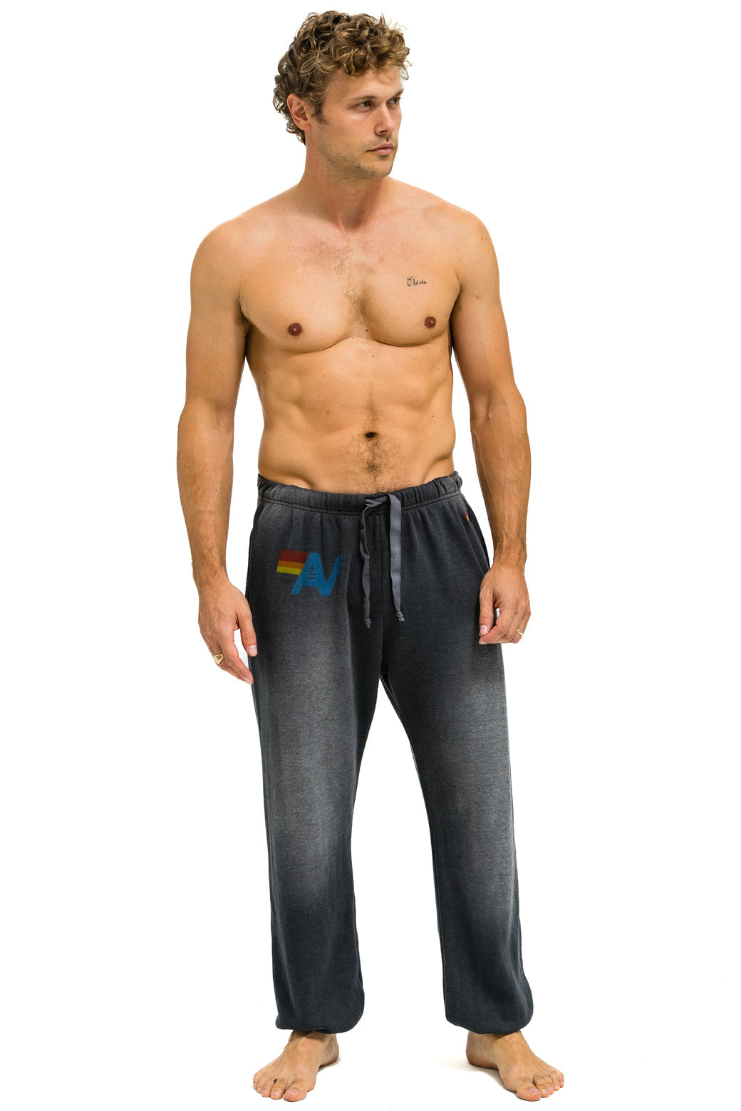 VINTAGE LOGO SWEATPANTS - FADED SMOKE