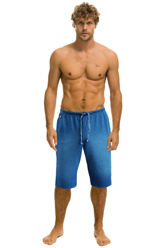 ESSENTIAL MENS SWEATSHORTS - FADED WATER