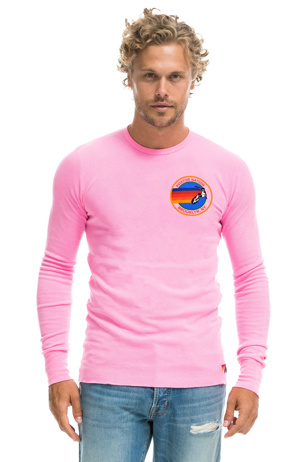 AVIATOR NATION BROOKLYN THERMAL - NEON PINK