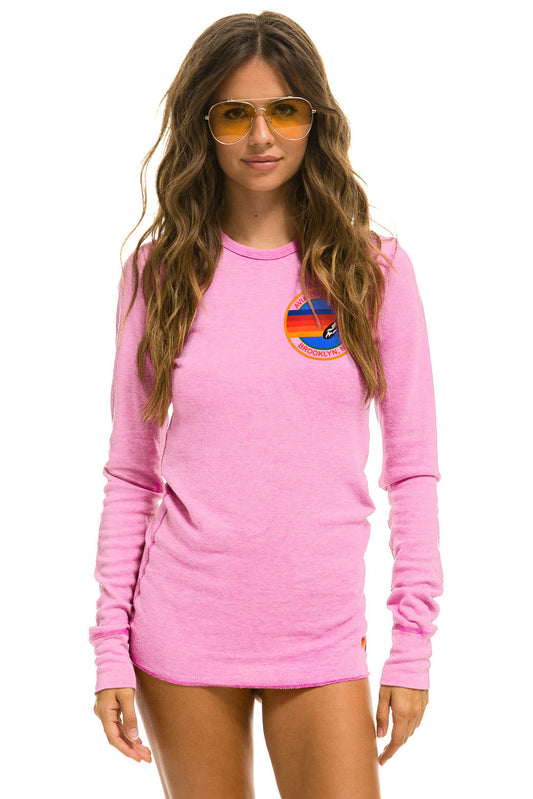 AVIATOR NATION BROOKLYN THERMAL - NEON PINK