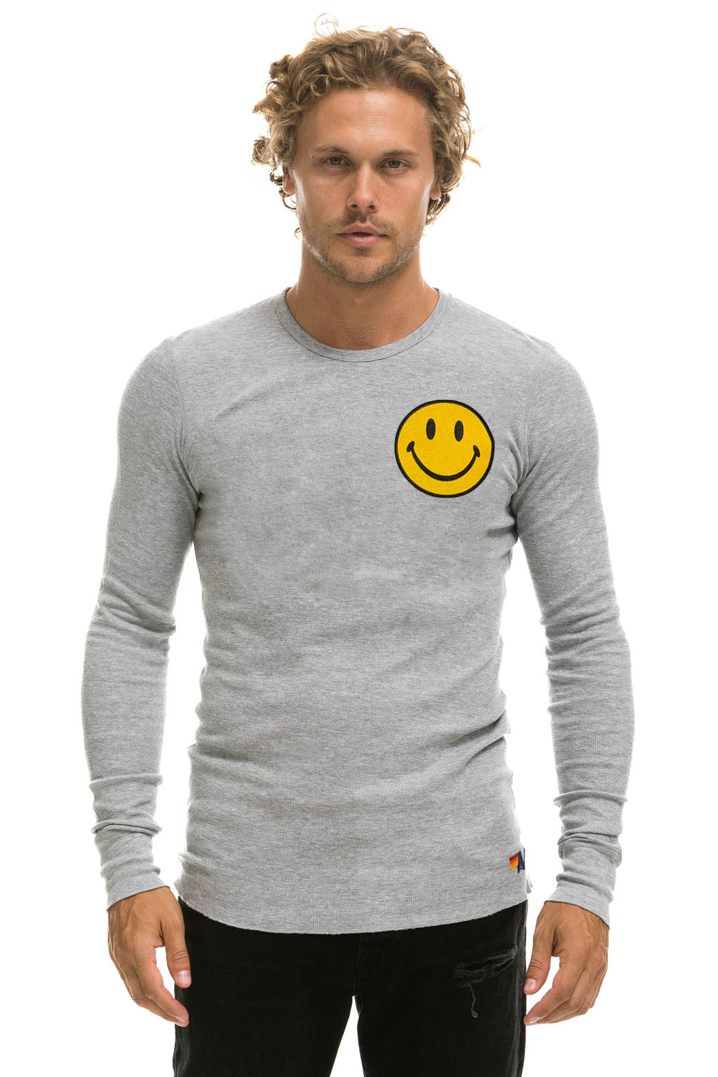 SMILEY 2 THERMAL - HEATHER GREY