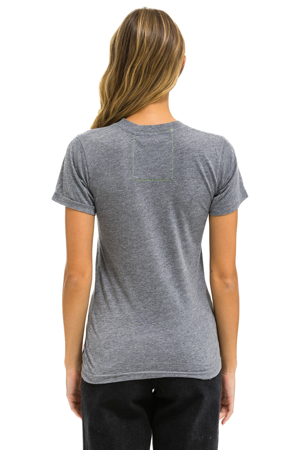 UNIVERSITY OF TEXAS STATE LOGO CREW TEE SHIRT - HEATHER