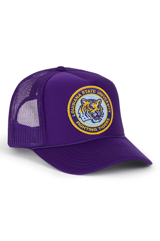 LSU VINTAGE LOW RISE TRUCKER - PURPLE