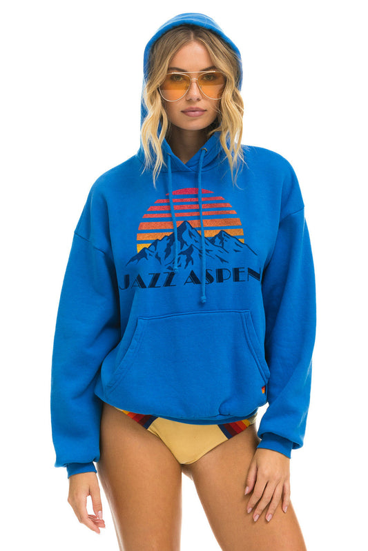 JAZZ ASPEN SNOWMASS 2025 PULLOVER HOODIE RELAXED - ADVENTURE BLUE