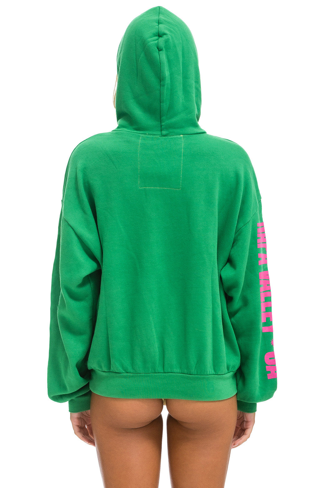 LA ONDA 2025 RELAXED PULLOVER HOODIE - KELLY GREEN