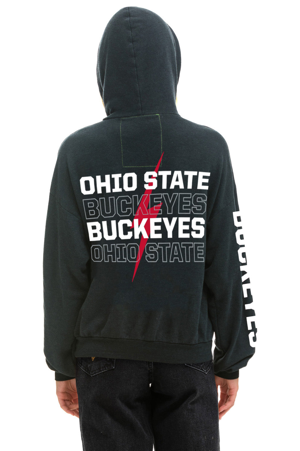 OHIO STATE CFP CHAMPIONS 2025 RELAXED PULLOVER HOODIE - CHARCOAL