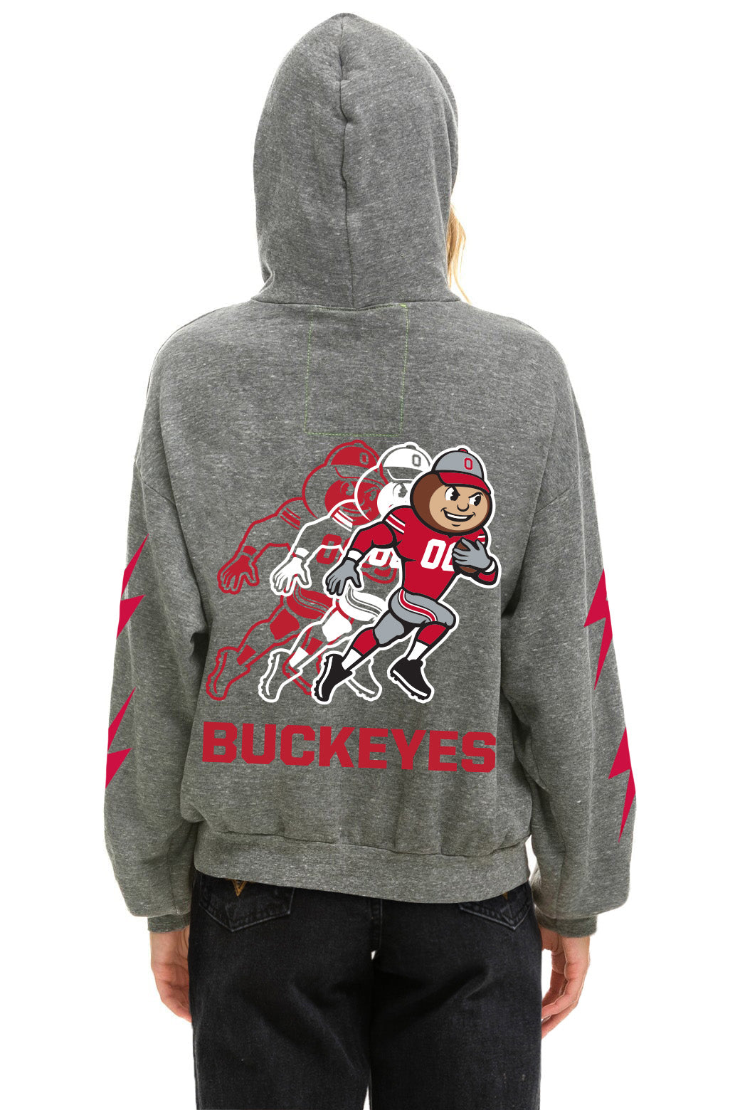 OHIO STATE CFP CHAMPIONS 2025 RELAXED PULLOVER HOODIE - HEATHER